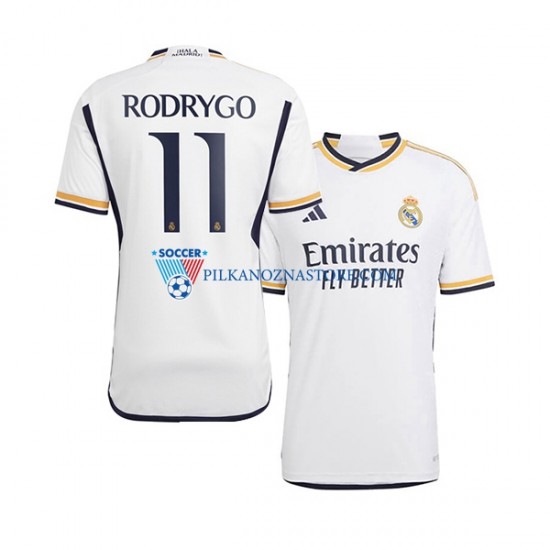 Real Madryt Rodrygo Goes 11 Koszulka Męska Domowy 2023-2024 Krótkie Rękawy