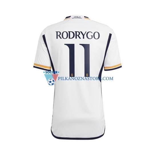 Real Madryt Rodrygo Goes 11 Koszulka Męska Domowy 2023-2024 Krótkie Rękawy