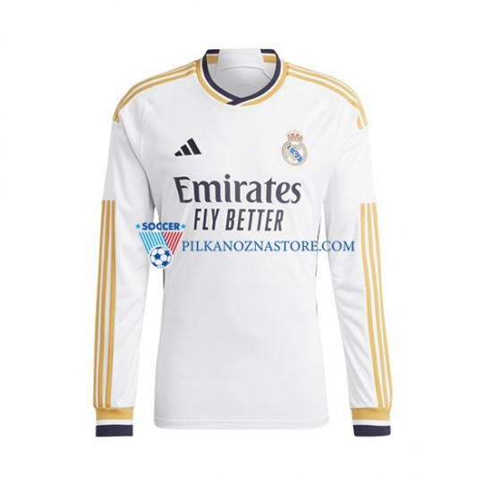 Real Madryt dla Dzieci Rodrygo Goes 11 Koszulka Domowy 2023-2024 Długie Rękawy