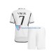 Real Madryt dla Dzieci Vinicius Junior 7 Koszulka Domowy 2023-2024 Krótkie Rękawy