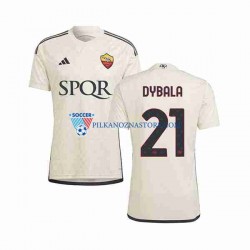 AS Roma Paulo Dybala 21 Koszulka Męska Wyjazdowy 2023-2024 Krótkie Rękawy