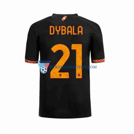 AS Roma Paulo Dybala 21 Koszulka Męska Trzeci 2023-2024 Krótkie Rękawy