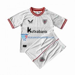 Athletic Bilbao dla Dzieci Koszulka Wyjazdowy 2023-2024 Krótkie Rękawy