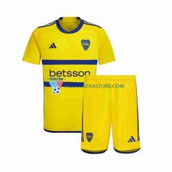 dla Dzieci Boca Juniors Koszulka Wyjazdowy 2023-2024 Krótkie Rękawy