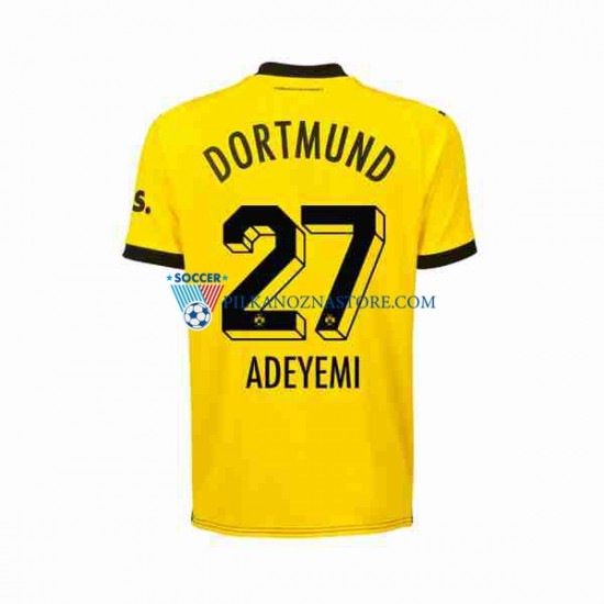 Borussia Dortmund Karim Adeyemi 27 Koszulka Męska Domowy 2023-2024 Krótkie Rękawy