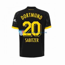 Borussia Dortmund Marcel Sabitzer 20 Koszulka Męska Wyjazdowy 2023-2024 Krótkie Rękawy