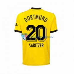 Borussia Dortmund Marcel Sabitzer 20 Koszulka Męska Domowy 2023-2024 Krótkie Rękawy