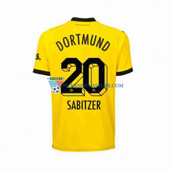 Borussia Dortmund Marcel Sabitzer 20 Koszulka Męska Domowy 2023-2024 Krótkie Rękawy