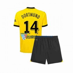 Borussia Dortmund dla Dzieci Niclas Fullkrug 14 Koszulka Domowy 2023-2024 Krótkie Rękawy