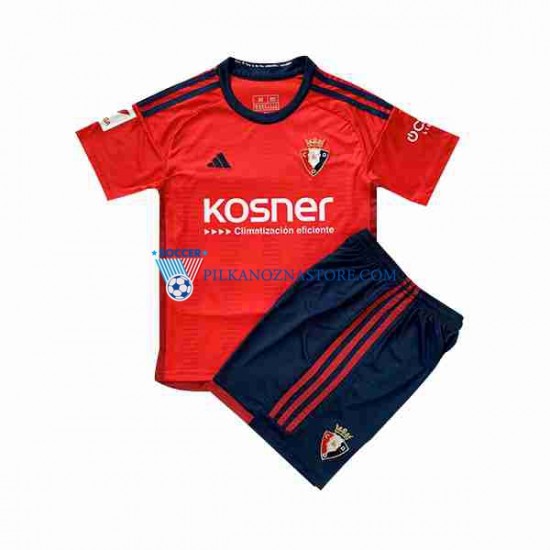 CA Osasuna dla Dzieci Koszulka Domowy 2023-2024 Krótkie Rękawy
