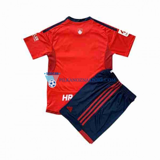 CA Osasuna dla Dzieci Koszulka Domowy 2023-2024 Krótkie Rękawy