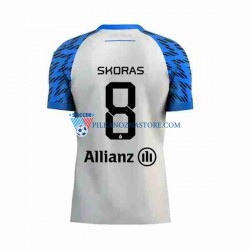 Club Brugge Michal Skoras 8 Koszulka Męska Wyjazdowy 2023-2024 Krótkie Rękawy