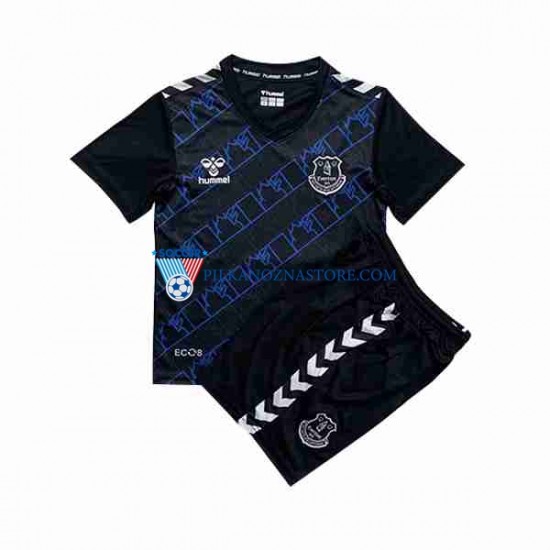 Strój Bramkarski Everton dla Dzieci Koszulka Wyjazdowy 2023-2024 Krótkie Rękawy