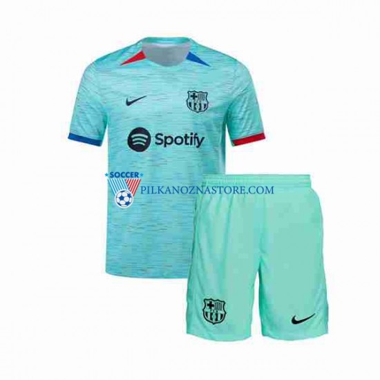 FC Barcelona dla Dzieci Koszulka Trzeci 2023-2024 Krótkie Rękawy