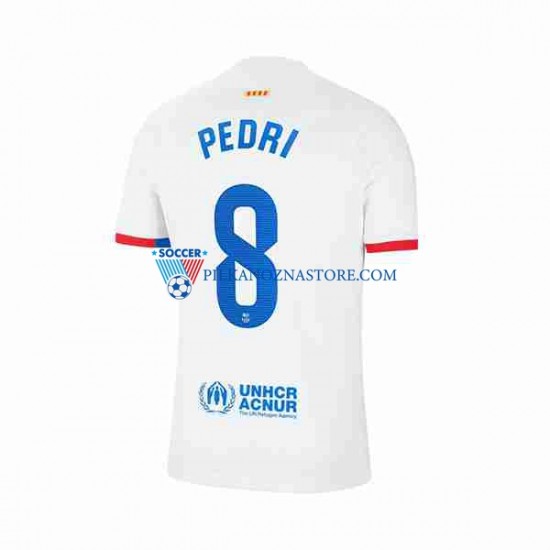 FC Barcelona Pedri 8 Koszulka Męska Wyjazdowy 2023-2024 Krótkie Rękawy