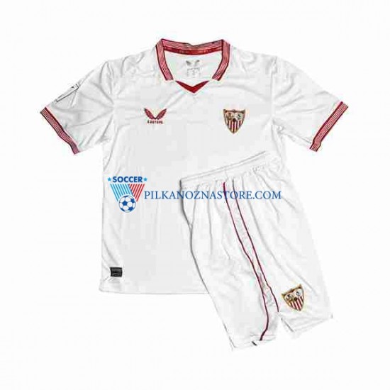 Sevilla FC dla Dzieci Sergio Ramos 4 Koszulka Domowy 2023-2024 Krótkie Rękawy
