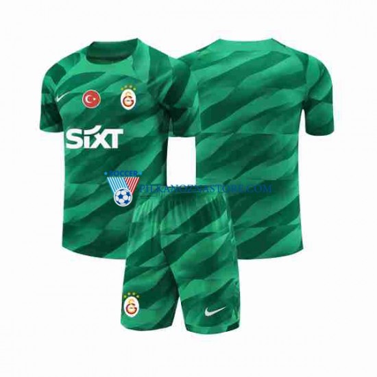 Strój Bramkarski Galatasaray dla Dzieci Koszulka Domowy 2023-2024 Krótkie Rękawy