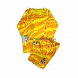 Strój Bramkarski Inter Mediolan dla Dzieci Koszulka Domowy 2023-2024 Długie Rękawy