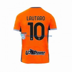 Inter Mediolan Lautaro Martinez 10 Koszulka Męska Trzeci 2023-2024 Krótkie Rękawy