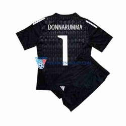 Strój Bramkarski Włochy dla Dzieci Donnarumma 1 Koszulka Wyjazdowy 2023 Krótkie Rękawy
