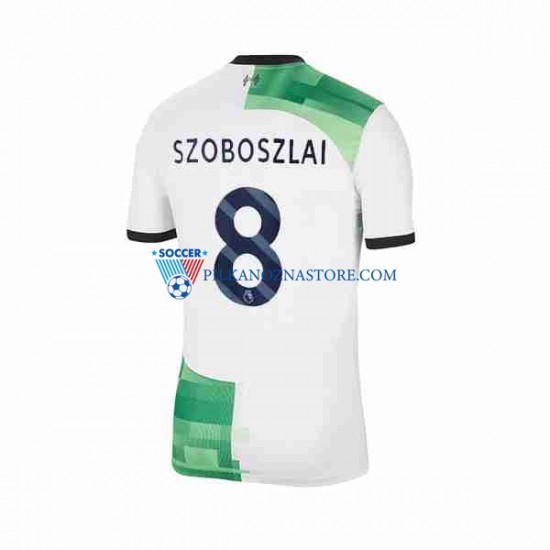 Liverpool Dominik Szoboszlai 8 Koszulka Męska Wyjazdowy 2023-2024 Krótkie Rękawy
