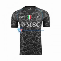 Napoli Halloween Koszulka Męska Domowy 2023-2024 Krótkie Rękawy