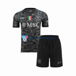 Napoli dla Dzieci Halloween Koszulka Domowy 2023-2024 Krótkie Rękawy