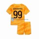 Strój Bramkarski Paris Saint-Germain dla Dzieci DONNARUMMA 99 Koszulka Wyjazdowy 2023-2024 Krótkie Rękawy