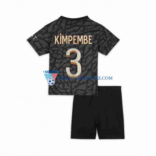 Paris Saint-Germain dla Dzieci Kimpembe 3 Koszulka Trzeci 2023-2024 Krótkie Rękawy