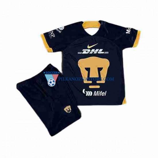 Pumas UNAM dla Dzieci Koszulka Wyjazdowy 2023-2024 Krótkie Rękawy