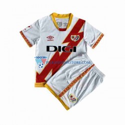 Rayo Vallecano dla Dzieci Koszulka Domowy 2023-2024 Krótkie Rękawy