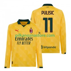 AC Milan Christian Pulisic 11 Koszulka Męska Trzeci 2025-2026 Długie Rękawy