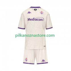 ACF Fiorentina dla Dzieci Koszulka Wyjazdowy 2025-2026 Krótkie Rękawy