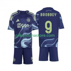 AFC Ajax dla Dzieci Brian Brobbey 9 Koszulka Wyjazdowy 2025-2026 Krótkie Rękawy