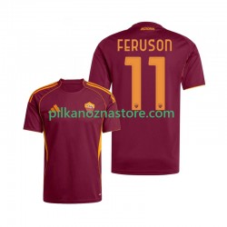 AS Roma Evan Ferguson 11 Koszulka Męska Domowy 2025-2026 Krótkie Rękawy