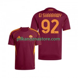 AS Roma Stephan El Shaarawy 92 Koszulka Męska Domowy 2025-2026 Krótkie Rękawy