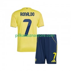dla Dzieci Al Nassr Cristiano Ronaldo 7 Koszulka Domowy 2025-2026 Krótkie Rękawy