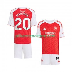 Arsenal dla Dzieci Noni Madueke 20 Koszulka Domowy 2025-2026 Krótkie Rękawy