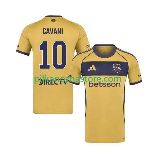 CA Boca Juniors Edinson Cavani 10 Koszulka Męska Wyjazdowy 2025-2026 Krótkie Rękawy
