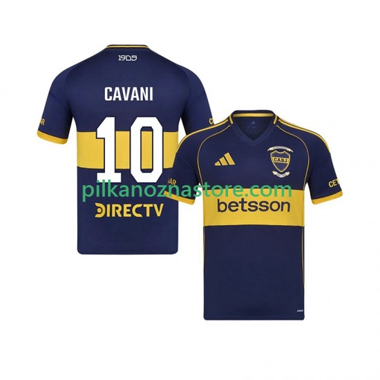CA Boca Juniors Edinson Cavani 10 Koszulka Męska Domowy 2025-2026 Krótkie Rękawy