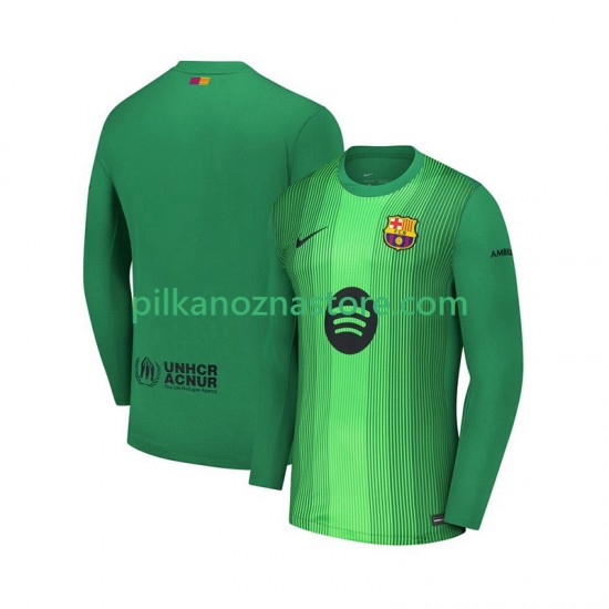 Strój Bramkarski FC Barcelona Koszulka Męska Domowy 2025-2026 Długie Rękawy