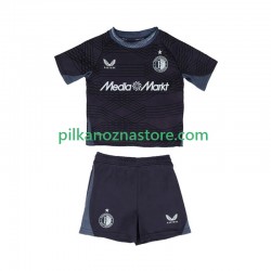 Feyenoord Rotterdam dla Dzieci Koszulka Wyjazdowy 2025-2026 Krótkie Rękawy