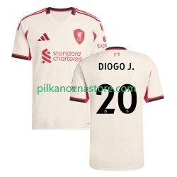 Liverpool Diogo Jota 20 Koszulka Męska Wyjazdowy 2025-2026 Krótkie Rękawy