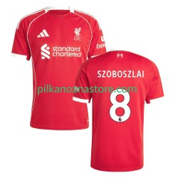 Liverpool Dominik Szoboszlai 8 Koszulka Męska Domowy 2025-2026 Krótkie Rękawy