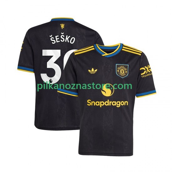 Manchester United Benjamin Sesko 30 Koszulka Męska Trzeci 2025-2026 Krótkie Rękawy