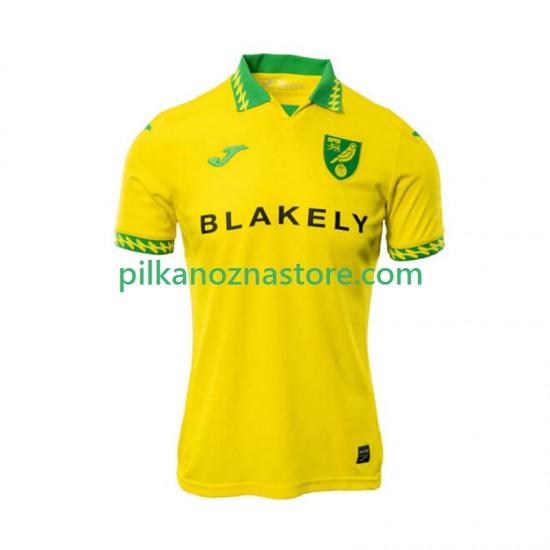 Norwich City Koszulka Męska Domowy 2025-2026 Krótkie Rękawy