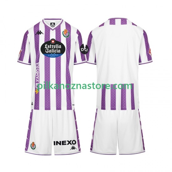Real Valladolid dla Dzieci Koszulka Domowy 2025-2026 Krótkie Rękawy