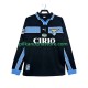 SS Lazio Retro Koszulka Męska Wyjazdowy 1998 1999 Długie Rękawy