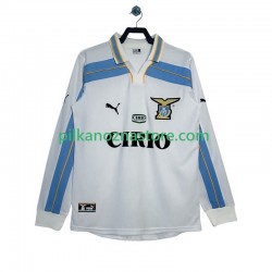 SS Lazio 2000 Retro Koszulka Męska Wyjazdowy 1999 Długie Rękawy