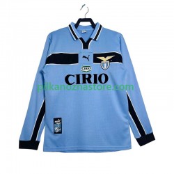 SS Lazio Retro Koszulka Męska Domowy 1998 1999 Długie Rękawy